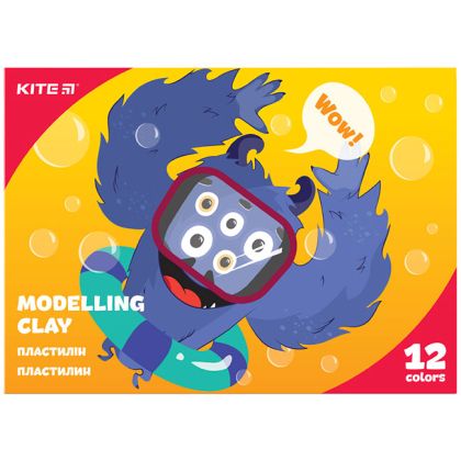 Моделин Kite 12 цвята, 240g