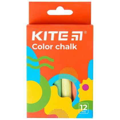 Тебешири Kite Fantasy, цветни 12 бр.