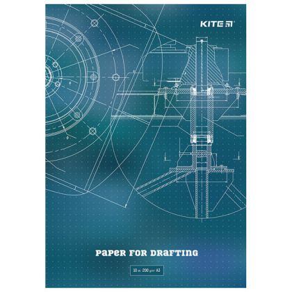 Папка с листа за рисуване Kite A3- 10л. 200g/m