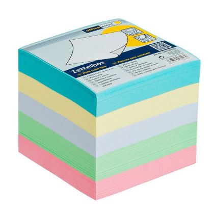 Цветни листчета без поставка Office Point - 85x85mm