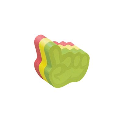 Самозалепващи листчета Info Notes Ръчичка неон - 50х50mm - 225л.