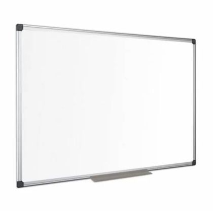 Бяла дъска Bi-Office с алуминиева рамка: 120x180cm - немагнитна