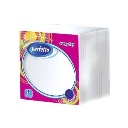 Салфетки Perfetto Classic 33x33 cm еднопластови 80 бр.