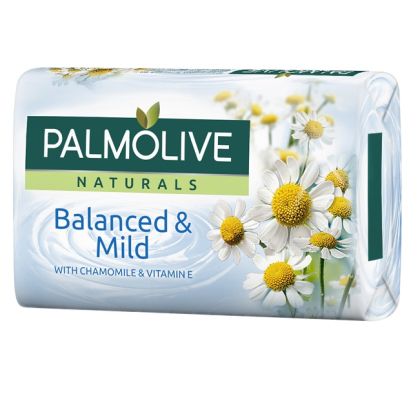 Тоалетен сапун Palmolive Camomile - Лайка и витамин Е, бял, 90g