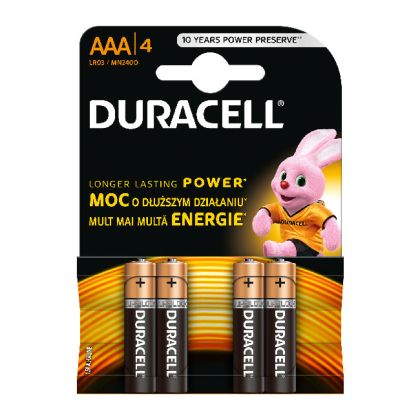 Алкална батерия Duracell Basic LR3/AAA 