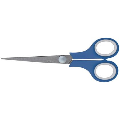 Ножица Axent гумирана зона - 17cm, син