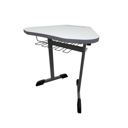 Модулна ученическа маса трапецовидна, едномeстна