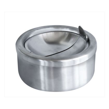 Метален пепелник ветроустойчив Инокс