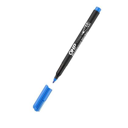 Перманентен маркер Ico OHP M - син, зелен, червен, черен