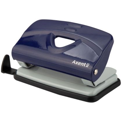Перфоратор Axent Exakt до 10листа - син, бордо, черен