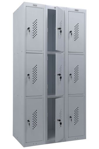 Метален гардероб за съблекалня ML 13-90 - 1830x900x500мм