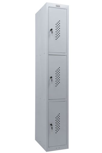 Метален гардероб за съблекалня ML 13-30 - 1830x300x500мм