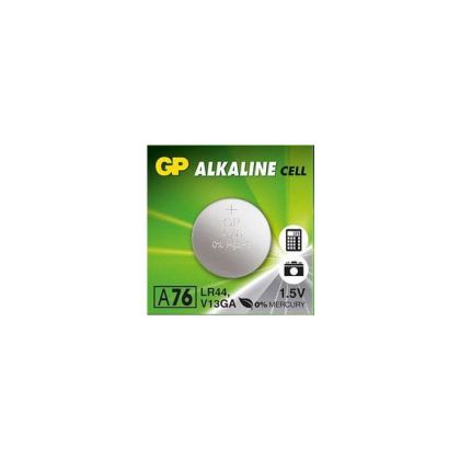 Бутонна алкална батерия GPА76 LR-44 1.55V GP