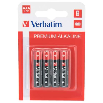 Батерия Verbatim Premium AAA 1.5 V - 4бр.
