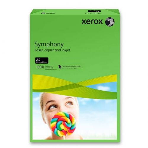 ЦВЕТНА ХАРТИЯ Xerox тъмно зелен A4 500 л. 80g  