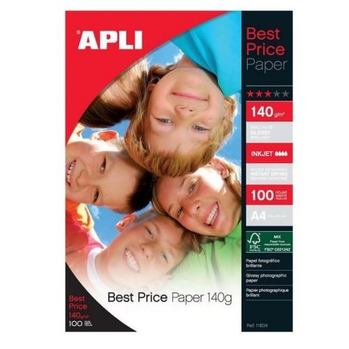 ФОТО ХАРТИЯ APLI  Best Price гланц A4 140 g/m2