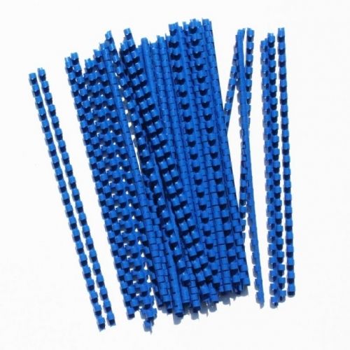 Пластмасови гребени  за подвързване 19 mm до 180 листа Син 100бр. 
