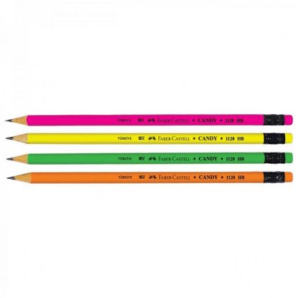 Молив с гума Faber-Castell Candy 1128 HB