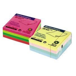 Самозалепващи листчета Office point - пастел, 75х75мм, 320л.