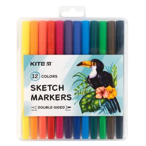 Флумастери и тънкописец sketch Kite 12 неонови цвята