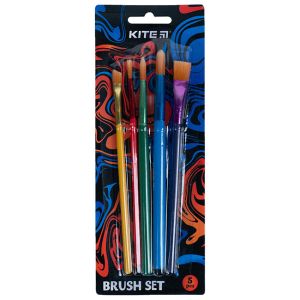 Четки за рисуване Kite 5 бр. - №1, 4, 5, 6, 10