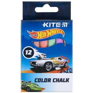 Тебешири Kite Hot Wheels, цветни 12 бр.