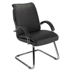 ПОСЕТИТЕЛСКИ  СТОЛ Nadir Steel CF/LB SP Естествена Кожа 