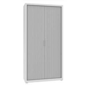 Метален офис шкаф SBM 218 с две ролетни врати - 1000x435x1990mm 