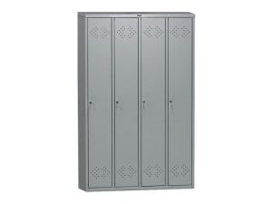 Метален гардероб за съблекалня LS 41 - 1830x1130x500мм