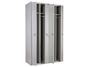 Метален гардероб за съблекалня LS 41 - 1830x1130x500мм