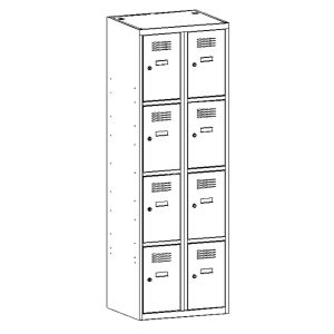 Метален гардероб Sus 424W - 800x500x1800mm