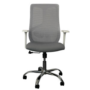 Работен стол STAR WHITE CHROME