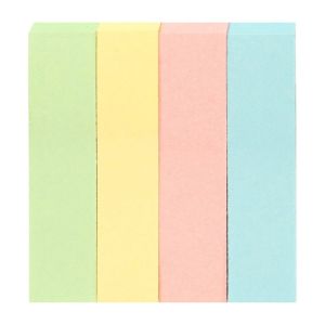 Лепящи индекси Delta 51х12mm 4x100л. пастел