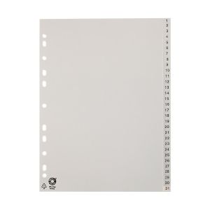 Разделител пластик 1-31 Office Point А4