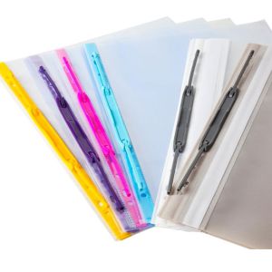 Скоби за архивиране AD Class PVC 100бр. - графит