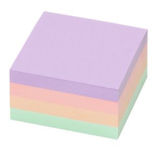 Самозалепващи листчета Info Notes Harmony Пастел -  75х75mm - 400л.