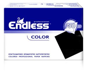 Салфетки Endless 24х24 cm 750 бр. черни