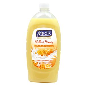 Течен сапун пълнител Medix Cream Milk and Honey 800 ml