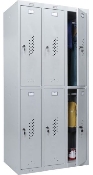 Метален гардероб за съблекалня ML 12-60 - 1830x900x500мм
