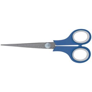 Ножица Axent гумирана зона - 17cm, син