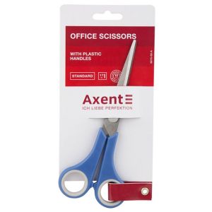 Ножица Axent гумирана зона - 17cm, син