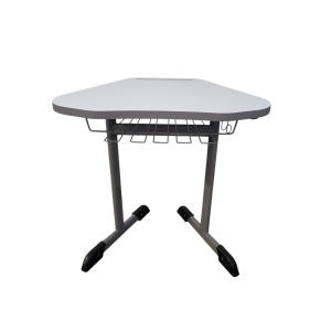 Модулна ученическа маса трапецовидна, едномeстна