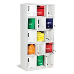 Метален шкаф Carmen CR-1245 K сив - 900x400x1850mm