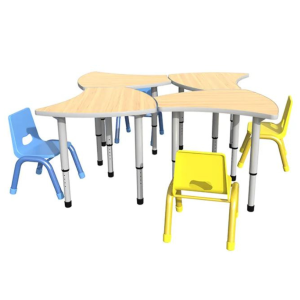 Модулна регулируема ученическа маса Puzzle