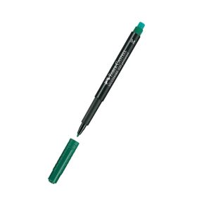 Перманентен тънкописец Faber-Castell 1525 OHP M - син, зелен, червен, черен