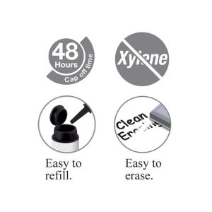 Борд маркер за бяла дъска Faber-Castell W20 - син, зелен, червен, черен