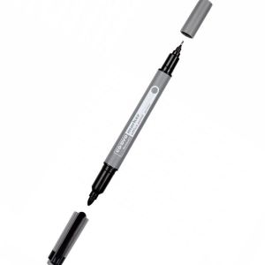 Перманентен маркер с два върха OHP Office Point CD/DVD - черен