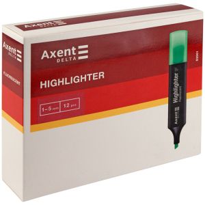 Текстмаркер Delta by Axent D2501 - жълт, зелен, розов, оранжев