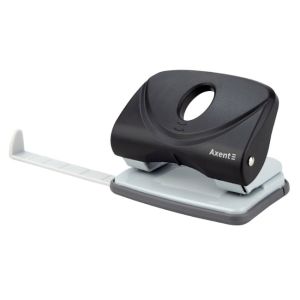 Перфоратор Axent Welle Plastic до 20листа - син, бордо, черен