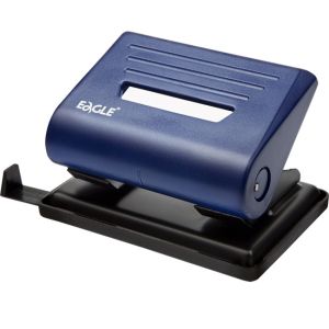 Перфоратор Eagle 837 до 25листа - син, черен